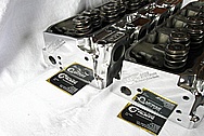 Brodix Aluminum Engine Cylinder Heads AFTER Chrome-Like Metal Polishing and Buffing Services / Resoration Services