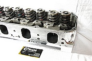 Brodix Aluminum Engine Cylinder Heads AFTER Chrome-Like Metal Polishing and Buffing Services / Resoration Services