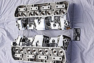 Edelbrock Chevy V8 Aluminum Cylinder Head AFTER Chrome-Like Metal Polishing and Buffing Services