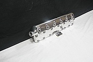 Flathead Aluminum Engine Cylinder Heads AFTER Chrome-Like Metal Polishing and Buffing Services / Resoration Services