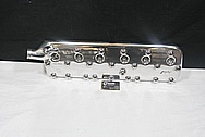 Flathead Aluminum Engine Cylinder Heads AFTER Chrome-Like Metal Polishing and Buffing Services / Resoration Services