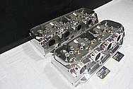 Dart Aluminum Cylinder Heads AFTER Chrome-Like Metal Polishing and Buffing Services / Restoration Services 
