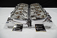 Edelbrock Aluminum Cylinder Heads AFTER Chrome-Like Metal Polishing and Buffing Services / Restoration Services 