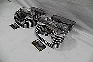 Motorcycle Aluminum Cylinder Heads AFTER Chrome-Like Metal Polishing and Buffing Services / Restoration Services 