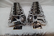 Dodge Viper Aluminum Cylinder Heads AFTER Chrome-Like Metal Polishing and Buffing Services / Restoration Services 