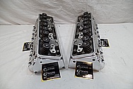 Aluminum V8 Cylinder Heads AFTER Chrome-Like Metal Polishing and Buffing Services / Restoration Services 