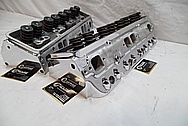 Aluminum V8 Cylinder Heads AFTER Chrome-Like Metal Polishing and Buffing Services / Restoration Services 