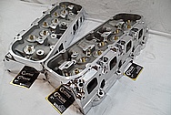 Aluminum V8 Cylinder Heads AFTER Chrome-Like Metal Polishing and Buffing Services / Restoration Services 