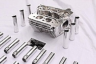 R&R Racing Aluminum Cylinder Head AFTER Chrome-Like Metal Polishing and Buffing Services