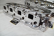 Aluminum V8 Cylinder Heads AFTER Chrome-Like Metal Polishing and Buffing Services / Restoration Services 