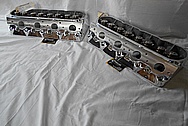 Aluminum V8 Cylinder Heads AFTER Chrome-Like Metal Polishing and Buffing Services / Restoration Services 