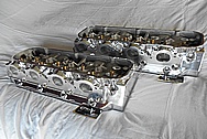 Aluminum V8 Cylinder Heads AFTER Chrome-Like Metal Polishing and Buffing Services / Restoration Services 