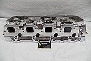 Aluminum V8 Cylinder Heads AFTER Chrome-Like Metal Polishing and Buffing Services / Restoration Services 