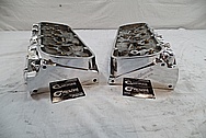 Aluminum Edelbrock Performer RPM Cylinder Heads AFTER Chrome-Like Metal Polishing and Buffing Services / Restoration Services 