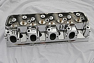 V8 Aluminum Cylinder Head AFTER Chrome-Like Metal Polishing and Buffing Services