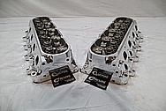 GM Aluminum LSX Race Cylinder Heads AFTER Chrome-Like Metal Polishing and Buffing Services / Restoration Services 