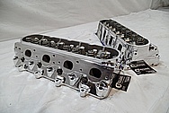 GM Aluminum LSX Race Cylinder Heads AFTER Chrome-Like Metal Polishing and Buffing Services / Restoration Services 