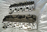 Dart Aluminum Cylinder Heads AFTER Chrome-Like Metal Polishing and Buffing Services / Restoration Services 