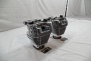 Dart Aluminum Cylinder Heads AFTER Chrome-Like Metal Polishing and Buffing Services / Restoration Services 