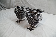 Dart Aluminum Cylinder Heads AFTER Chrome-Like Metal Polishing and Buffing Services / Restoration Services 