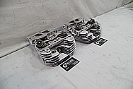 Harley Davidson Aluminum Cylinder Heads and Cylinders AFTER Chrome-Like Metal Polishing and Buffing Services - Aluminum Polishing