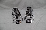 Aluminum Cylinder Heads AFTER Chrome-Like Metal Polishing and Buffing Services / Restoration Services - Aluminum Polishing Services 