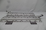 1941 Lincoln Zephyr Aluminum Cylinder Heads Flat-Head AFTER Chrome-Like Metal Polishing and Buffing Services / Restoration Services - Aluminum Polishing Services 