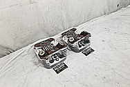 Harley Davidson Aluminum Cylinder Heads AFTER Chrome-Like Metal Polishing - Aluminum Polishing