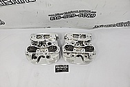 Harley Davidson Motorcycle Aluminum Cylinder Heads AFTER Chrome-Like Polishing and Buffing - Aluminum Polishing - Cylinder Head Polishing