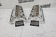 Edelbrock E210 Aluminum Cylinder Heads AFTER Chrome-Like Metal Polishing - Aluminum Polishing