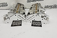 Edelbrock Aluminum Cylinder Heads AFTER Chrome-Like Metal Polishing - Aluminum Polishing - Cylinder Head Polishing 