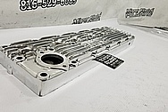 Edgy Straight 6 Plymouth Rough Cast Finned Aluminum Cylinder Head AFTER Chrome-Like Metal Polishing - Aluminum Polishing - Cylinder Head Polishing 
