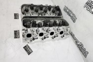 Trick Flow 280 Aluminum Cylinder Heads AFTER Chrome-Like Metal Polishing and Buffing Services / Restoration Services - Aluminum Polishing - Cylinder Head Polishing