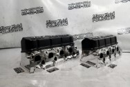 GM Aluminum Cylinder Heads AFTER Chrome-Like Metal Polishing - Aluminum Polishing - Cylinder Heads Polishing Services