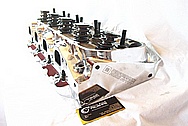 Late Model 502 Chevy V8 Big Block Edelbrock Aluminum Cylinder Head AFTER Chrome-Like Metal Polishing and Buffing Services