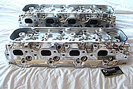 Chevy V8 Big Block Aluminum Cylinder Head AFTER Chrome-Like Metal Polishing and Buffing Services
