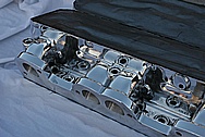Pontiac CV-1 Aluminum Cylinder Head AFTER Chrome-Like Metal Polishing and Buffing Services