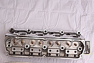 Ford Windsor 351 Aluminum Engine Cylinder Heads AFTER Chrome-Like Metal Polishing and Buffing Services