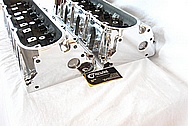 Aluminum V8 Cylinder Heads AFTER Chrome-Like Metal Polishing and Buffing Services / Resoration Services 