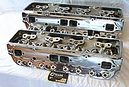 Dart Aluminum Cylinder Head AFTER Chrome-Like Metal Polishing and Buffing Services / Resoration Services 