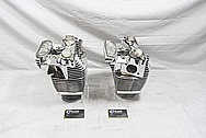 Harley Davidson Motorcycle S&S Engine Cylinders and Cylinder Heads AFTER Chrome-Like Metal Polishing and Buffing Services / Resoration Services 