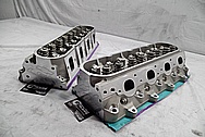 GM Aluminum LSX Race Cylinder Heads BEFORE Chrome-Like Metal Polishing and Buffing Services / Restoration Services 