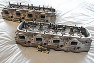 Dart Aluminum Cylinder Heads BEFORE Chrome-Like Metal Polishing and Buffing Services / Restoration Services 