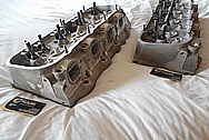 Dart Aluminum Cylinder Heads BEFORE Chrome-Like Metal Polishing and Buffing Services / Restoration Services 