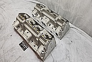 Edelborck Aluminum Cylinder Heads BEFORE Chrome-Like Metal Polishing - Aluminum Polishing