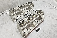 Edelborck Aluminum Cylinder Heads BEFORE Chrome-Like Metal Polishing - Aluminum Polishing