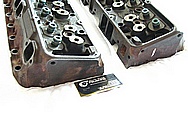Cast Iron Cylinder Heads BEFORE Chrome-Like Metal Polishing and Buffing Services