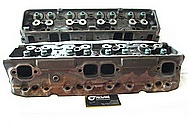 Cast Iron Cylinder Heads BEFORE Chrome-Like Metal Polishing and Buffing Services