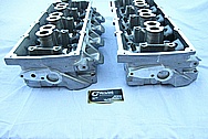 Dodge Hemi 6.lL Engine Aluminum Engine Cylinder Heads BEFORE Chrome-Like Metal Polishing and Buffing Services