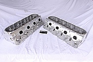 Aluminum V8 Cylinder Heads BEFORE Chrome-Like Metal Polishing and Buffing Services / Resoration Services